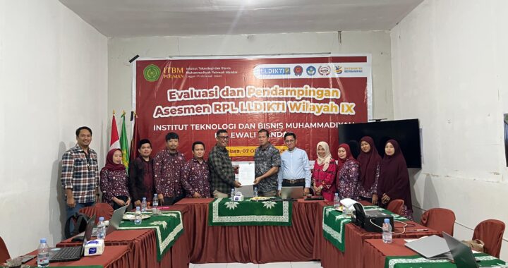 LLDikti Wilayah IX Lakukan Evaluasi dan Pendampingan Asesmen RPL di ITBM Polman