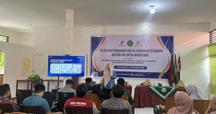 ITBM Polman dan BBPSDMP Komdigi Makassar Gelar Pelatihan Pemasaran Digital Berbasis Kecerdasan Buatan untuk Wirausaha