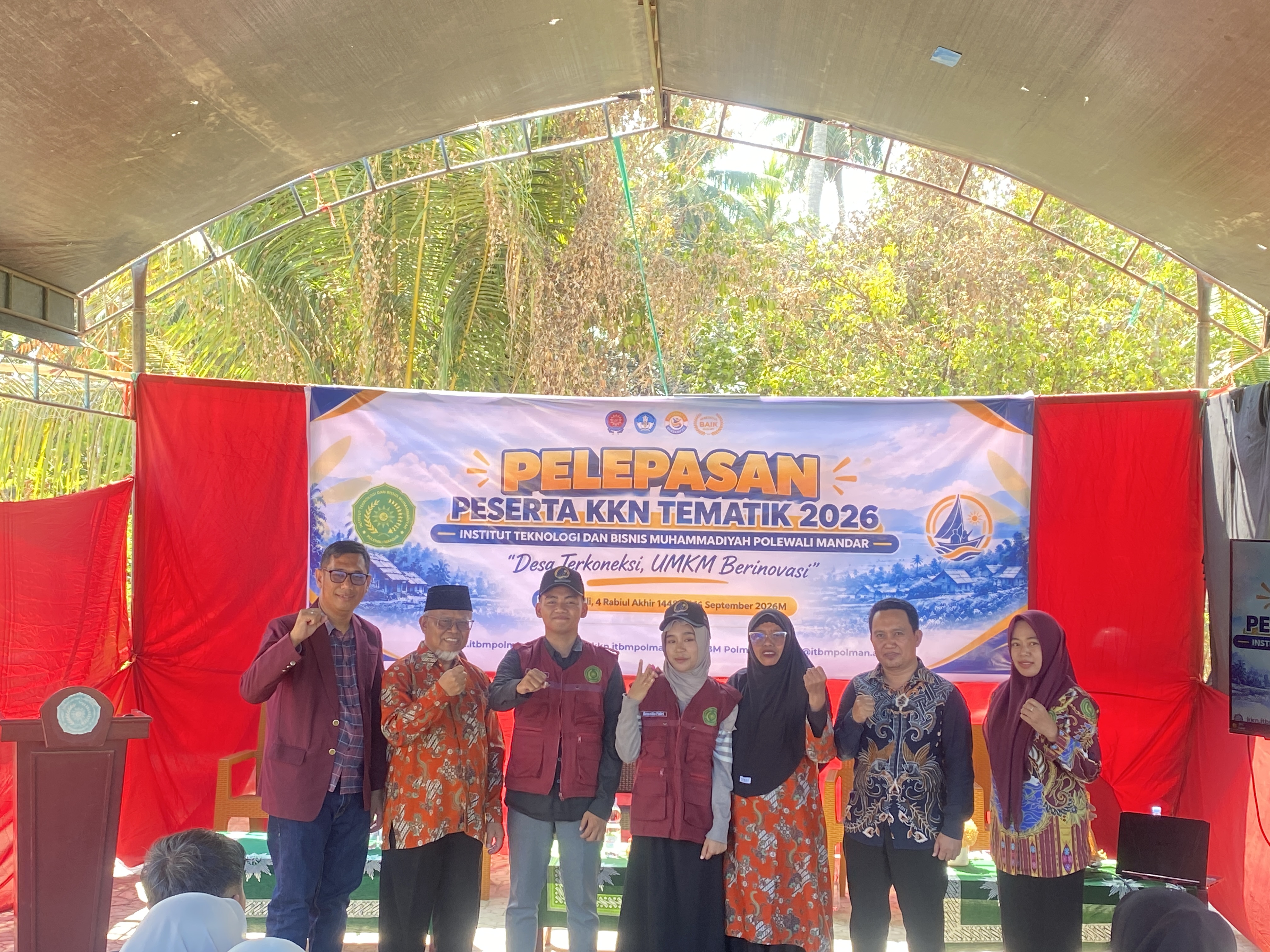 ITBM Polman Resmi Lepas 115 Mahasiswa KKN Tematik Angkatan IV Tahun 2026 ke 10 Desa di Polewali Mandar