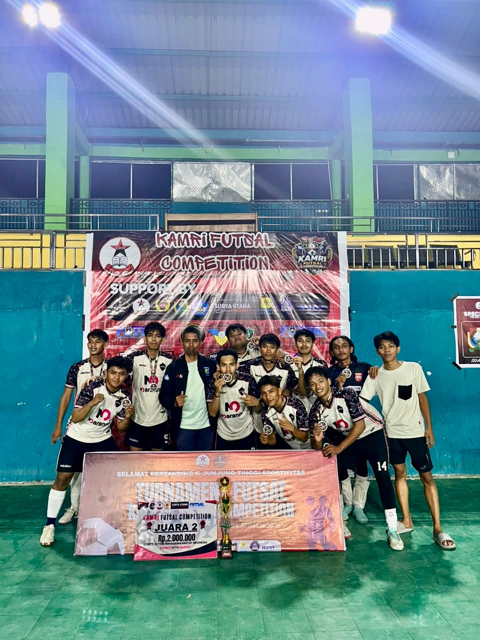 UKM Futsal ITBM Polman Raih Juara 2 Kamri Futsal Competition Tingkat Sulawesi Barat