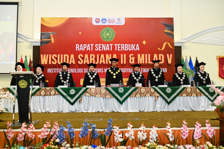 Wisuda II dan Milad V Institut Teknologi dan Bisnis Muhammadiyah Polewali Mandar Berlangsung Khidmat dan Penuh Makna